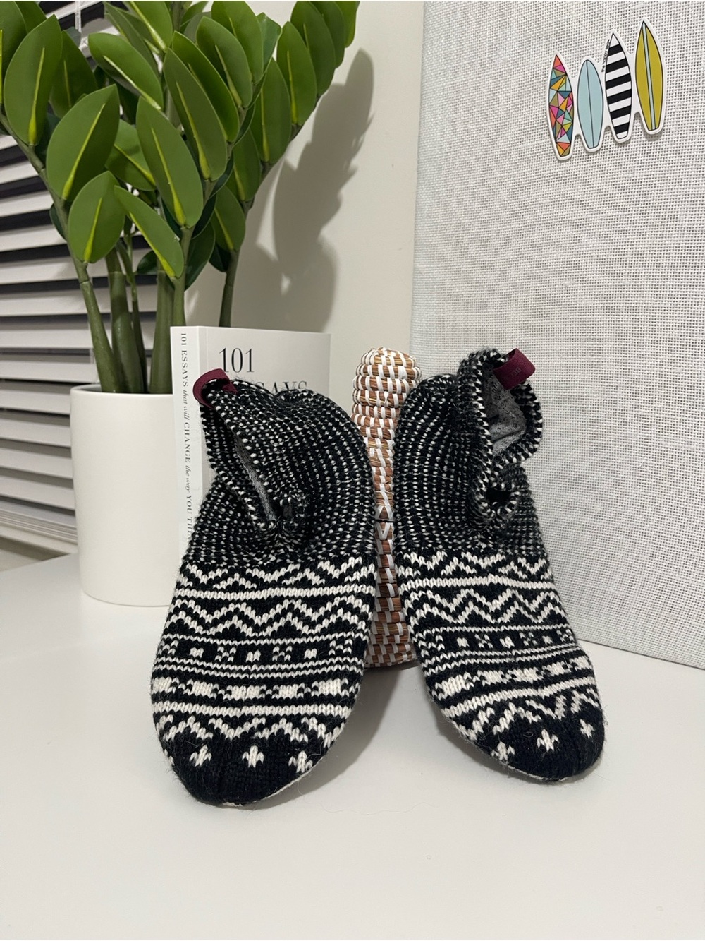 BOMBAS knit small slipper socks indoors women’s